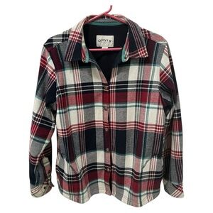 ORVIS WOMENS PLAID JACKET SIZE XL